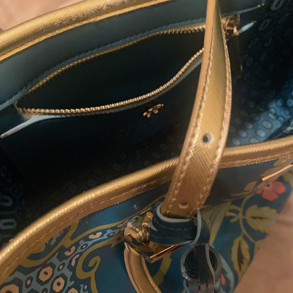 Spartina 449 large tote bag peacock purse - Picture 15 of 16